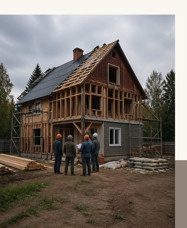 Реконструкция дачного дома в Петропавловске-Камчатском под ключ с проектом